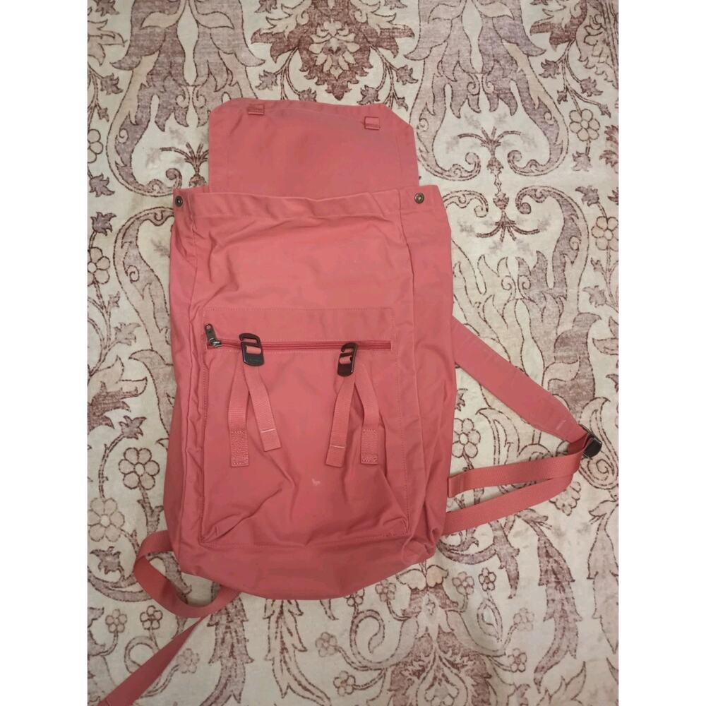 Fjallraven Foldsack No 1 Satchel Backpack Vinyl Pink Outdoor School Hiking - Picture 11 of 16